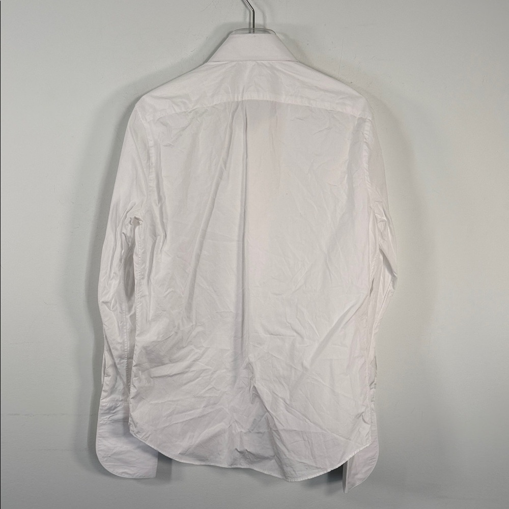 Suit Supply Men's White Slim Fit‎ Egyptian 100% Cotton Dress Shirt Sz 16-1/2 - Picture 11 of 11